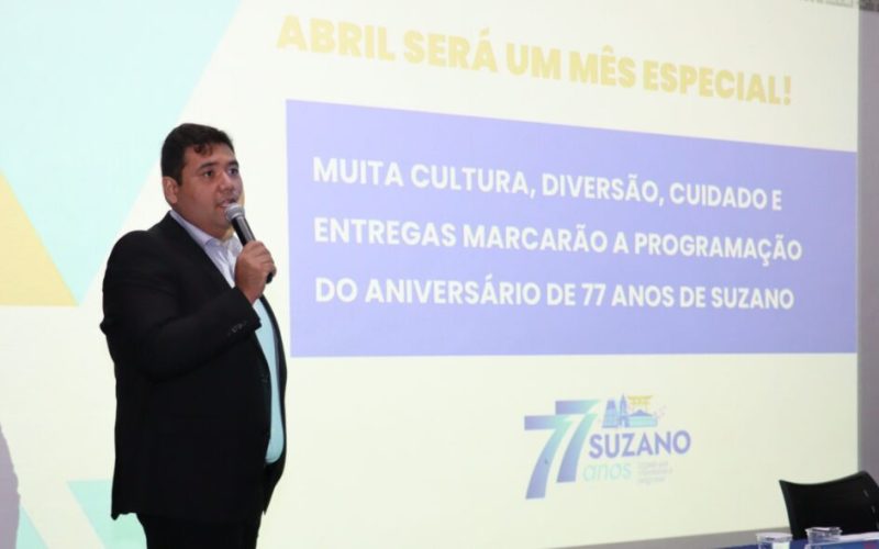 Prefeito exalta realizações e vislumbra progressos no aniversário de 77 anos de Suzano