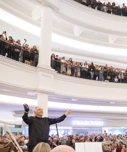 Pátio Higienópolis apresenta concerto gratuito sob regência do Maestro João Carlos Martins e Bachiana Filarmônica SESI-SP